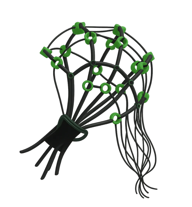 Caschetto BrainMap per la mappa cerebrale